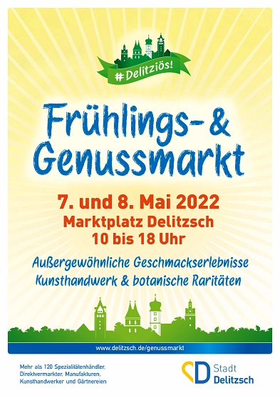 Frühlings- und Genussmarkt 2022 © Stadt Delitzsch