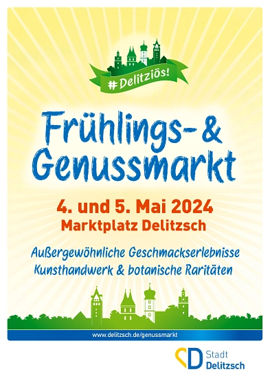 Frühlings- und Genussmarkt 2024 © Stadt Delitzsch