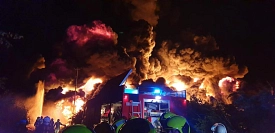 Grossbrand in Benndorf am 27. Mai 2019 © Feuerwehr Delitzsch/Andreas Pradel