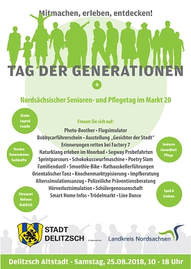 Plakat - Tag der Generationen 2018 © Ruhrmann Design