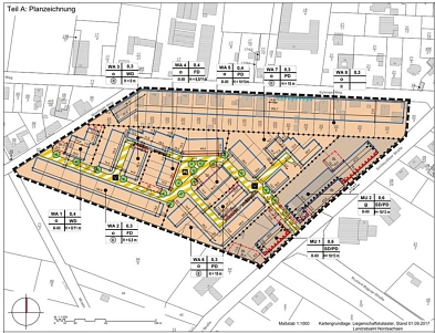 Planzeichnung - Übersicht - B-Plan Nr. 49 - Teilgebiet Nord © Stadt Delitzsch