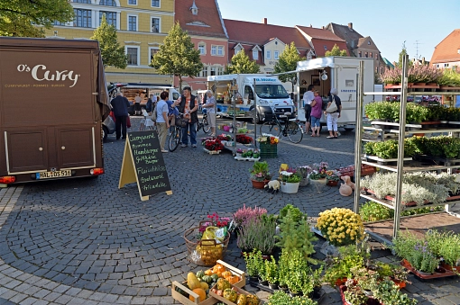 Wochenmarkt © C. Maurer/Stadt Delitzsch